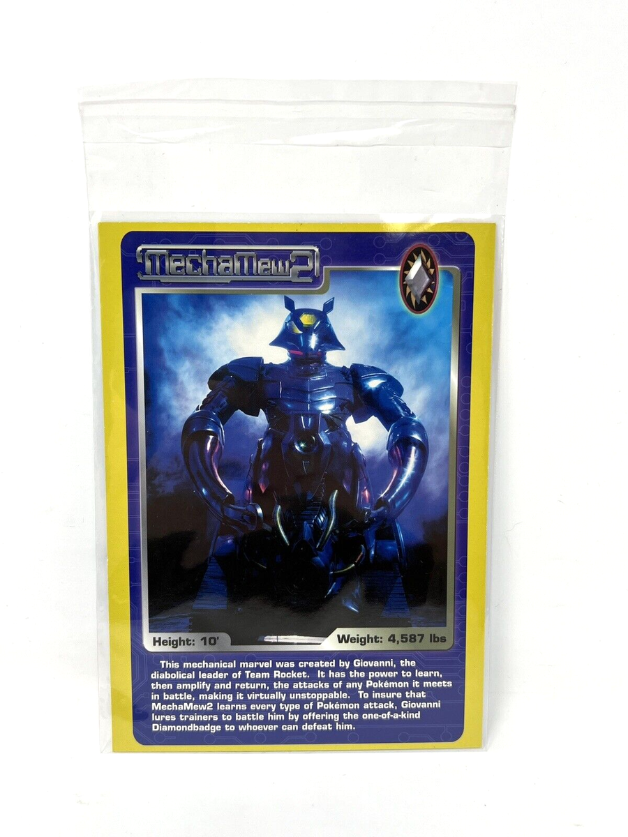 2001 Vintage MechaMew2 Jumbo Card Great Condition - Pokemon Live