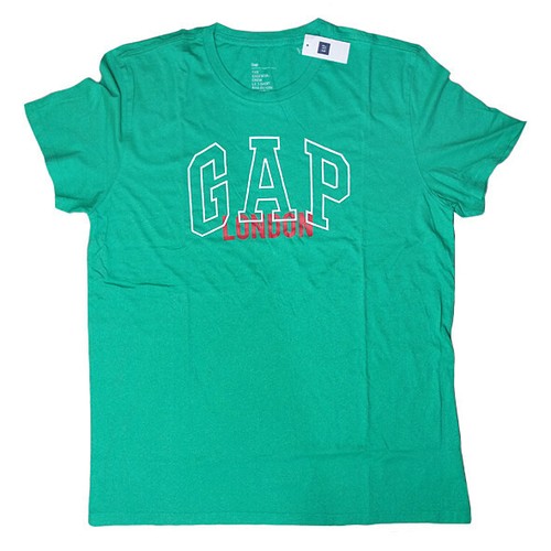 GAP London Logo Crewneck T-Shirt 100% Soft Cotton Jersey - Picture 6 of 7