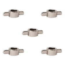 Winged Beer Nuts - 5 Pack - For Draft Line Setups, Kegerators, Tap Systems