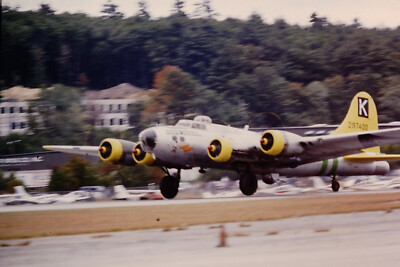 OCT 1987 Airplane Boeing B-17 Flying Fortress FUJICHROME Slide Ref H479