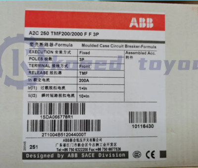 1Pcs new  ABB A1C125 TMF80/800 FF 3P Circuit Breaker 10116374