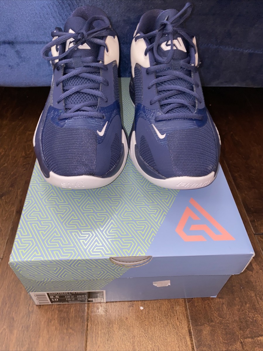 Nike Zoom freak 4 tb promo navy new in box NIB dx6652 401 sz 8.5