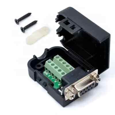 Lot of 10 DB9 RS232 D-SUB Female Adapter Serial 9 Pin Port