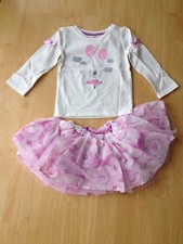 NWT Gymboree Ballerina Tee Shirt Tulle Skirt Set Center Stage 12 18 24mo 2T