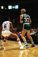 Larry Bird Of The Boston Celtics 1970 Old Basketball Photo