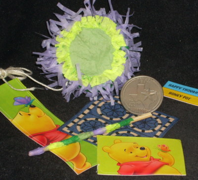 Dollhouse Miniature Fiesta Pinata Polo Bandana Birthday Party #1905 Honey Bear