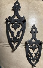 Set of 2 Vintage Wilton Decorative Cast Iron Trivets   