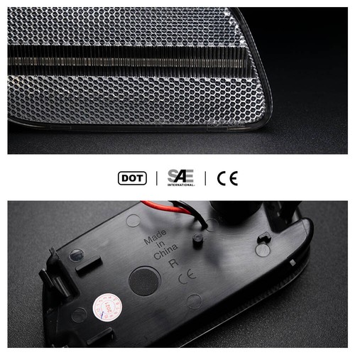 For Mercedes-Benz W210 E300 E320 E430 E55 AMG Canbus Clear LED Side Marker Light - Picture 5 of 12