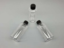 3pc 4oz Plastic Bottles PET Screw Top