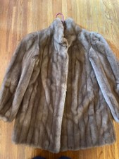 Vintage Faux Fur Coat Hillmoor New York Union Made - Please see Description
