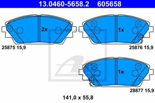 ATE Bremsensatz + Ceratec + Bremsenreiniger Mazda CX-3 (DK) Ø295mm Vorn - Bild 4 von 7