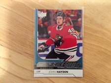 2017/18 UPPER DECK YOUNG GUNS ROOKIE JOHN HAYDEN #211 
