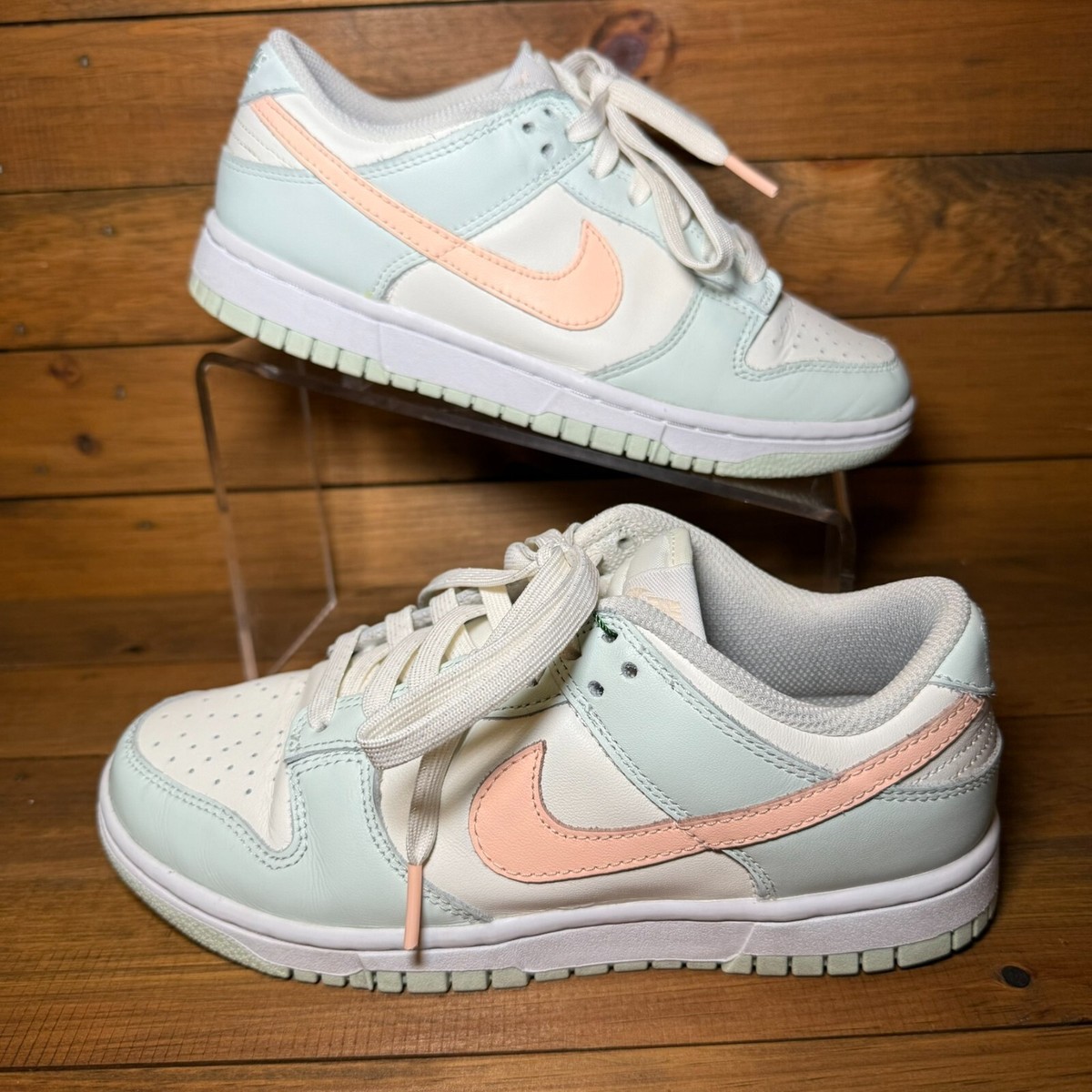 nike dunk low barely green women's