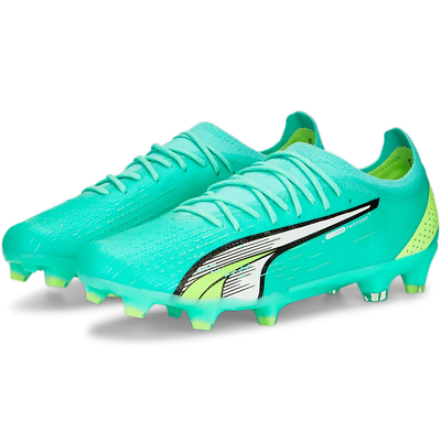 Puma Ultra Ultimate FG/AG - Electric Peppermint/White/Fast Yellow