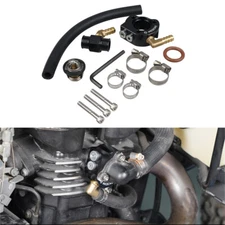 Cooling System Modification Thermostat W/ T-hermo-Bob For Kawasaki KLR650 87-24