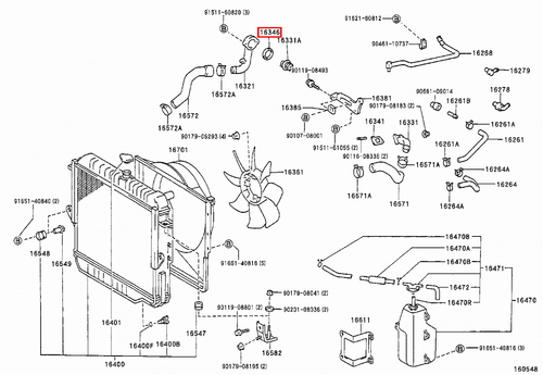 Genuine LandCruiser 80 79 78 100 Series 1HD 1HZ 1VD 1FZ Thermostat Gasket Seal - Picture 4 of 20