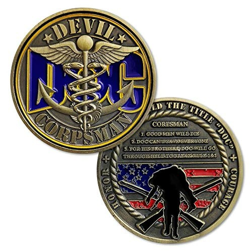 Navy Corpsman DOC Challenge Coin - Bild 1 von 6