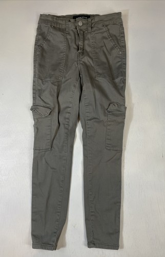 Ashley Mason cargo pants capri Small Green cotton spandex 5/27 | eBay