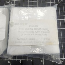 Techspray Techclean 2351-100 Cleaning Wipes 4" X 4" 100 Pack x 2 200  A8B1 
