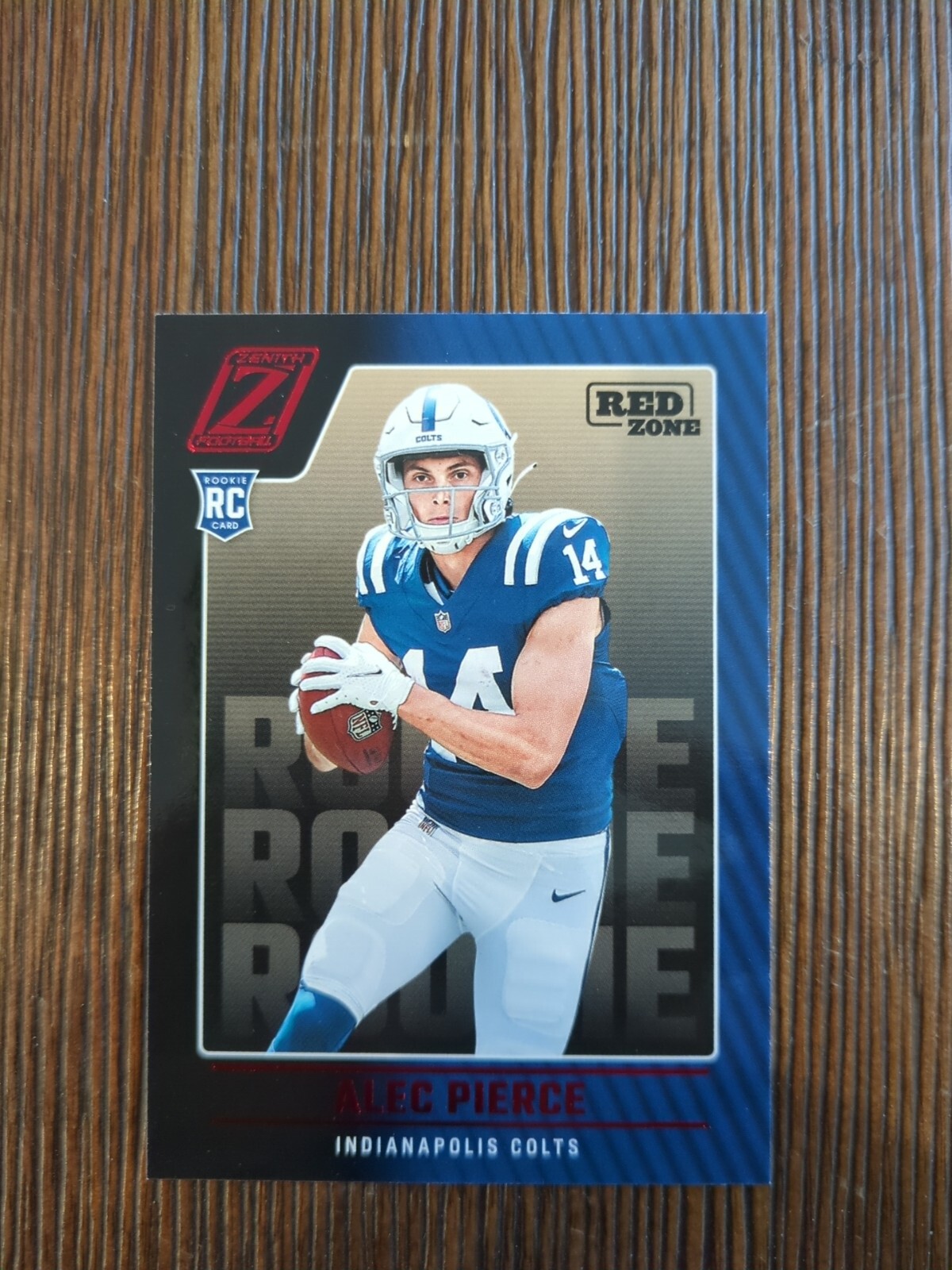 2022 Panini Zenith - Rookies Red Zone #121 Alec Pierce (RC)