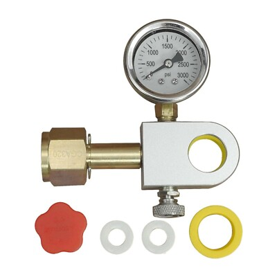 #ad CO2Filling Adapter with Pressure Gauge the Carbonator Soda Replenishment Adapter $29.55