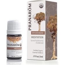 Pranarom Diffusion Blend,Meditation,Sacred Frankincense & Spikenard,0.17Oz