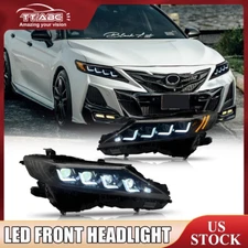 TT-ABC LED Headlights Assembly For Toyota Camry 2018-2024 Sequential Head Lamps