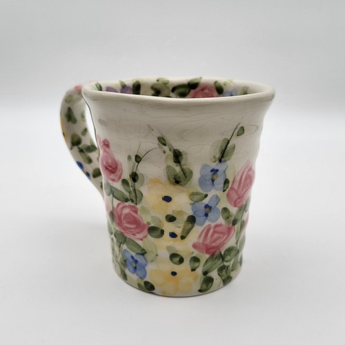 Tabletops Unlimited English Garden Mug Don Swanson Roses 4 3/8" DAMAGED READ - Picture 8 of 20