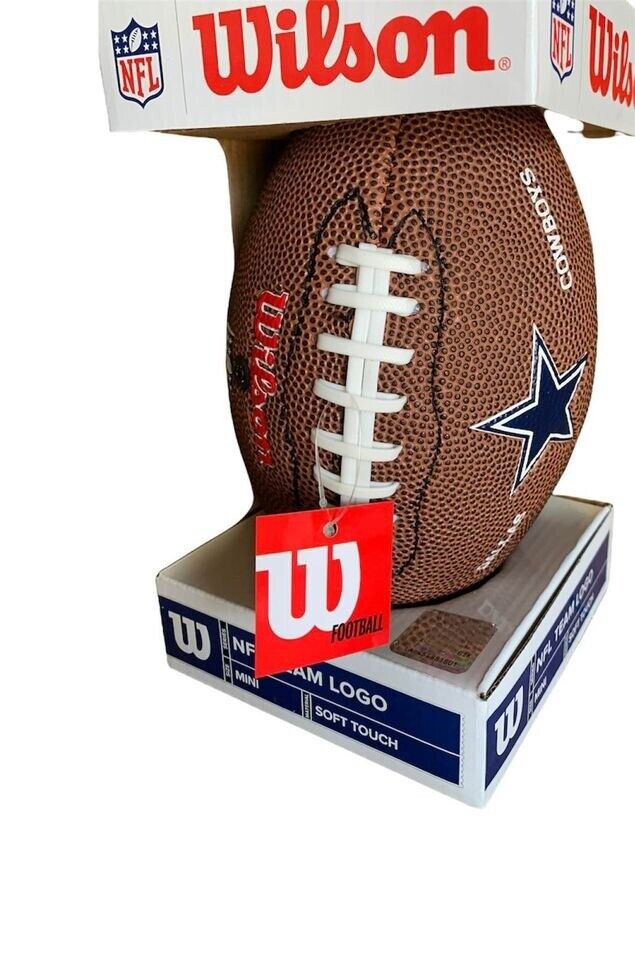 NFL Dallas Cowboys Mini Wilson Football 9" football Soft Touch NEW NFL  Licensed
