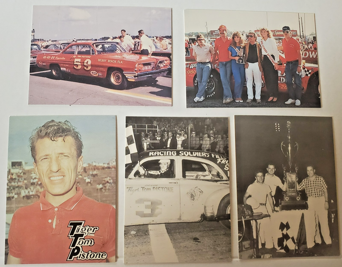 1991 Tiger Tom Pistone Legends of Racing 15-Card Set RRC#217 | eBay