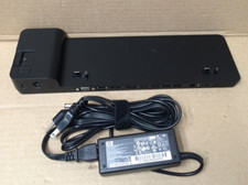 HP Ultra Slim 2013 Multi Display Port USB Docking Station HSTNN-IX10 65W Adapter