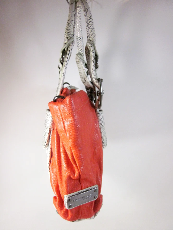 HILARY RADLEY MINI BOLSA TOTE FEMININA DE LONA REVESTIDA TAYLOR, CÍTRICA, NOVA COM ETIQUETAS - Imagem 3 de 4