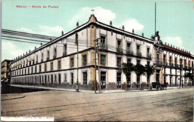 Vintage Postcard Mont of Piety Mexico City Mexico                          14121