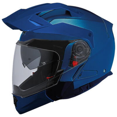 SMK Hybrid Evo Motorcycle Helmet - Blue