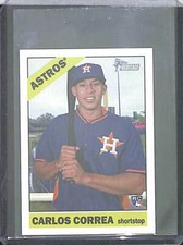 2015 Topps Heritage Mini Rookie #563  Carlos Correa No 4 of 100