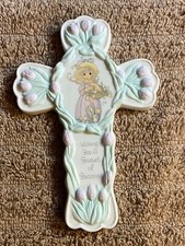Precious Moments Easter Blessings Cross From the Mid 1990's Enesco Corporation