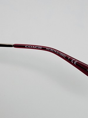 Coach HC8214 L1650 547387 Red Sand Gradient Frame Grey Lens  display picture 1