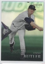 2014 Bowman Platinum Chrome Prospects Emerald 300/399 Eddie Butler #BPCP45 z6b