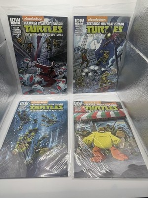 IDW Comics TMNT New Animated Adventures  #16-19 Rare Comic Issue