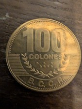 COSTA RICA 🇨🇷 100 COLONES COIN 2017