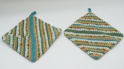 Handmade Pair Knit Trivet