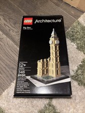 LEGO ARCHITECTURE Set 21013 Big Ben Complete w Box & Instructions Retired!
