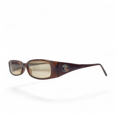 Vintage Chanel rechteckige Sonnenbrille - Y2K 2000er - Mod 3094 - schmale schmale Form