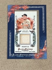 2011 TOPPS ALLEN & GINTER GAME USED RELIC - MINI FRAMED #AGR-RM RUSSELL MARTIN