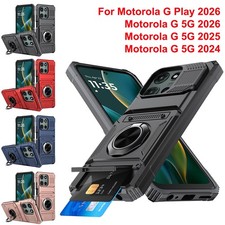 For Motorola Moto G 5G 2024/2025/2026/Moto G Play 2026 Case Dual Layer Cover -US