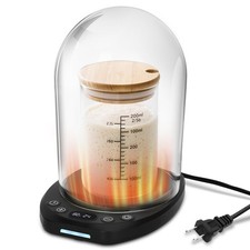 Sourdough Starter Warmer Mat with Glass Dome Precise 1 F Thermostat Control ...