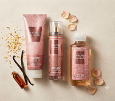 Bath Body Works Wrapped in Vanilla Body Care Set/Kit Cream Spray, Body Wash