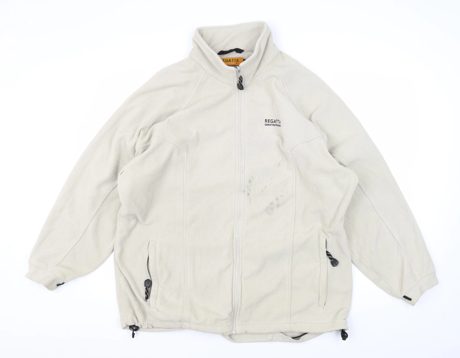 Regatta Beige Mid-Length Fleece Jacket S Unisex