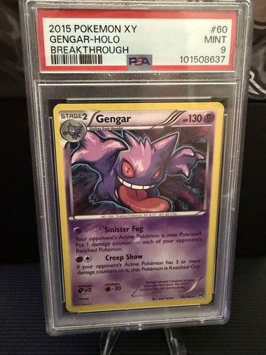 Gengar graded PSA 9 for sale on eBay