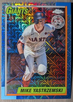 2025 Topps Series 2 - 1990 Topps Chrome Silver Pack Mike Yastrzemski #T90C137